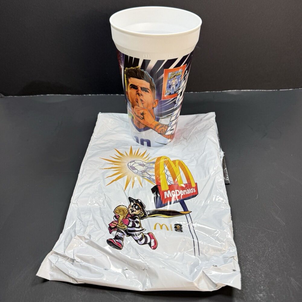 McDonald's 2026 FIFA World Cup Collectible Cup Adult Happy Christian Pulisic
